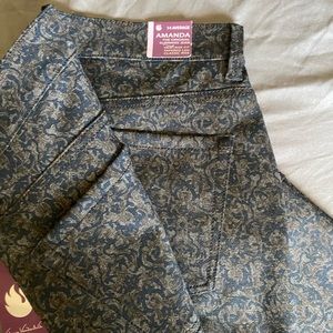 Patterned Dress Pants
